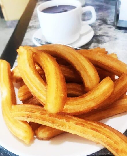 Primer domingo del año con chocolate con churros