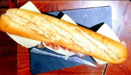 ¡Un bocadillo para cenar!