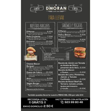 Especialidades de la casa – Café D´Morán