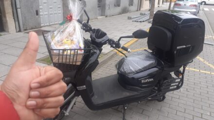 ¡Repartiendo cestas llenas de cariño!