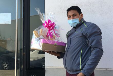 Cestas de chuches personalizadas a domicilio